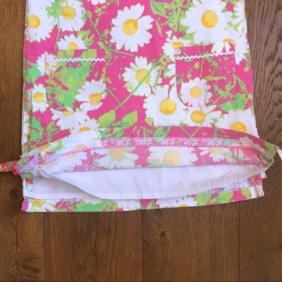 VTG Lilly Pulitzer Girls size 14 Daisy print Shift Dress Palm Beach - Picture 4 of 6